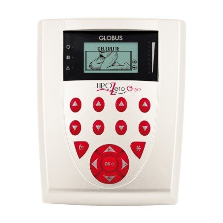 Globus Lipozero G150 aparelho de cavitação multifrequência para estética 42 programas 150 kHz–3 MHz 3 W/cm²