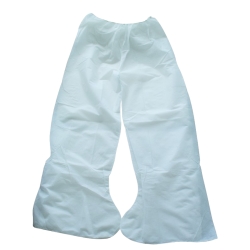 Pack 100 XL White Pressotherapy Pants Non-Woven Polypropylene