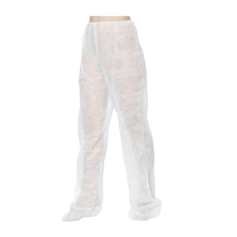 Pack 25 Pantaloni Presoterapia XL Bianchi con Piede Chiuso -i-Medstetic -Monouso