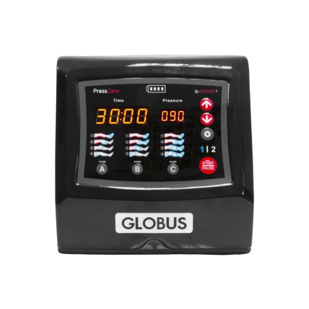 Pressothérapie portable Globus GSport 3 pour récupération musculaire