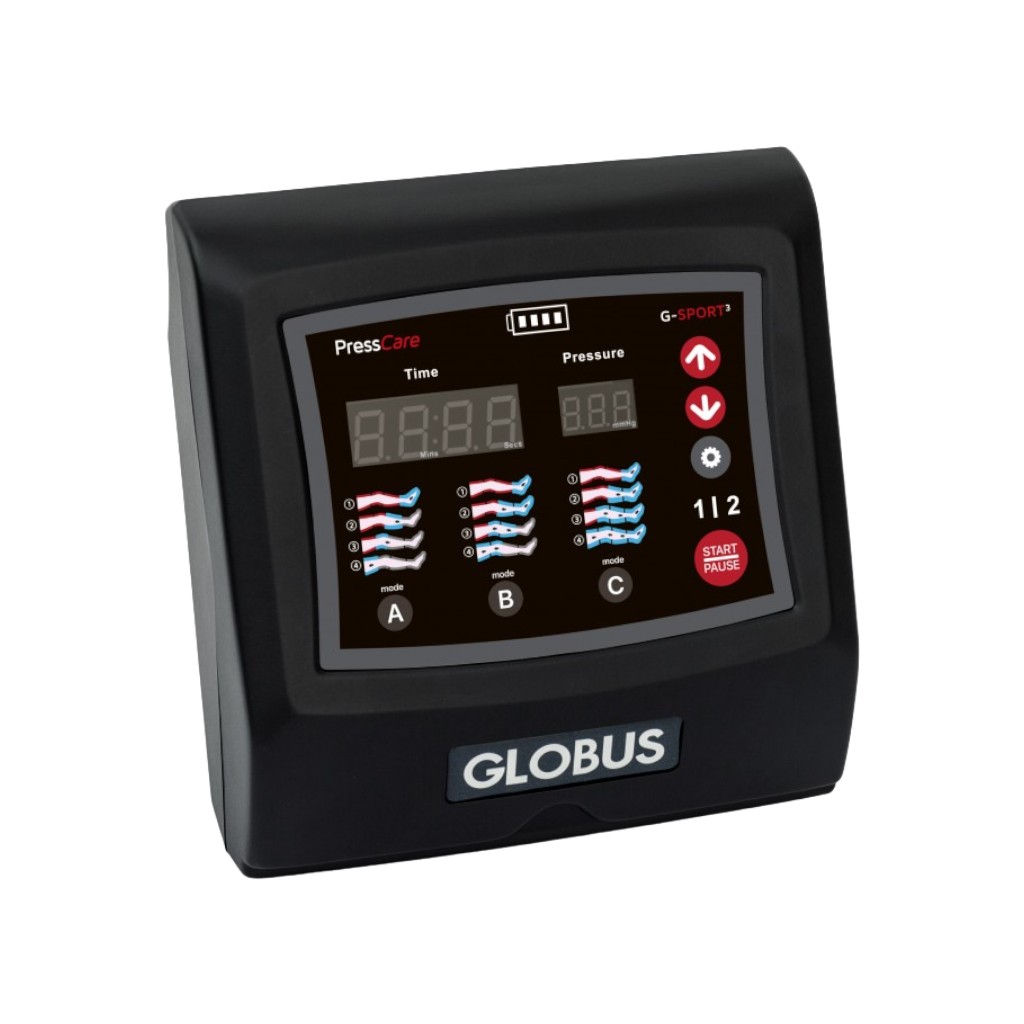 Pressothérapie portable Globus GSport 3 pour récupération musculaire