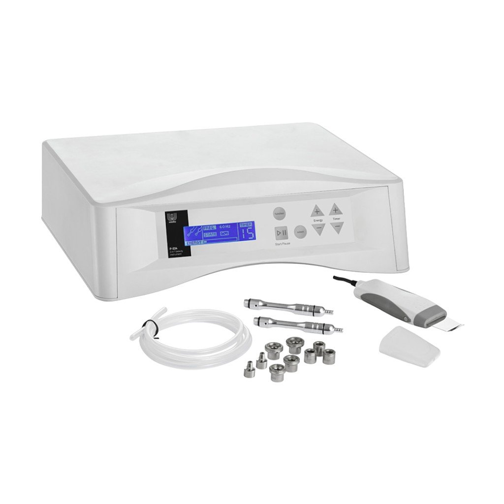 Weelko 2-in-1 diamond-tip microdermabrasion and ultrasonic skin scrubber