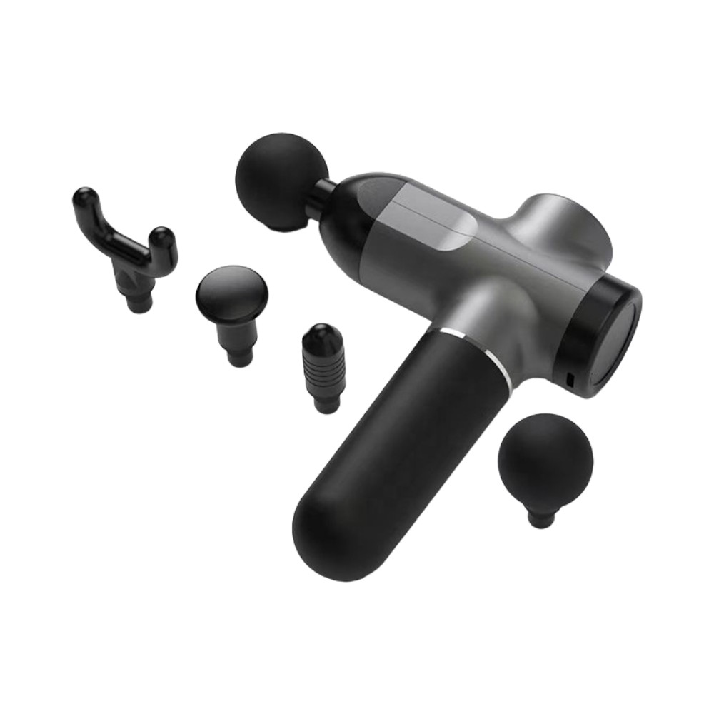 Weelko Pistola de Massage Ultralégère Portable avec 4 Têtes Interchangeables -Weelko -Massage vibratoire corporel