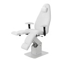 Fauteuil de Podologie et Pédicure Extens Weelko avec un moteur et PU blanc -Weelko -Tables et fauteuils de pédicurie