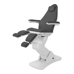 Fauteuil de Podologie Cubo Grey Trois moteurs Weelko équipement esthétique -Weelko -Tables et fauteuils de pédicurie