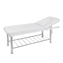 Table de Massage Fixe Deux Sections Weelko PVC Chromée -Weelko -Tables et fauteuils de pédicurie