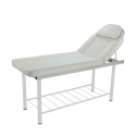 Table de massage Evolution Weelko, structure métallique blanche, PVC facile à nettoyer -Weelko -Tables et fauteuils de pédicurie
