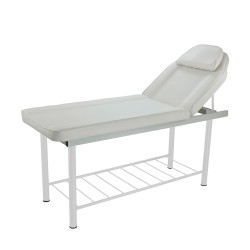 Camilla de Masaje Evolution Weelko, estructura metálica blanca, PVC fácil limpieza -Weelko -Camillas y sillones