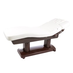 Camilla Spa Eléctrica Óptima Marrón Oscuro - Weelko -Weelko -Camillas y sillones