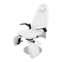 Fauteuil de Podologie et Pédicure Extens Weelko avec un moteur et PU blanc -Weelko -Tables et fauteuils de pédicurie