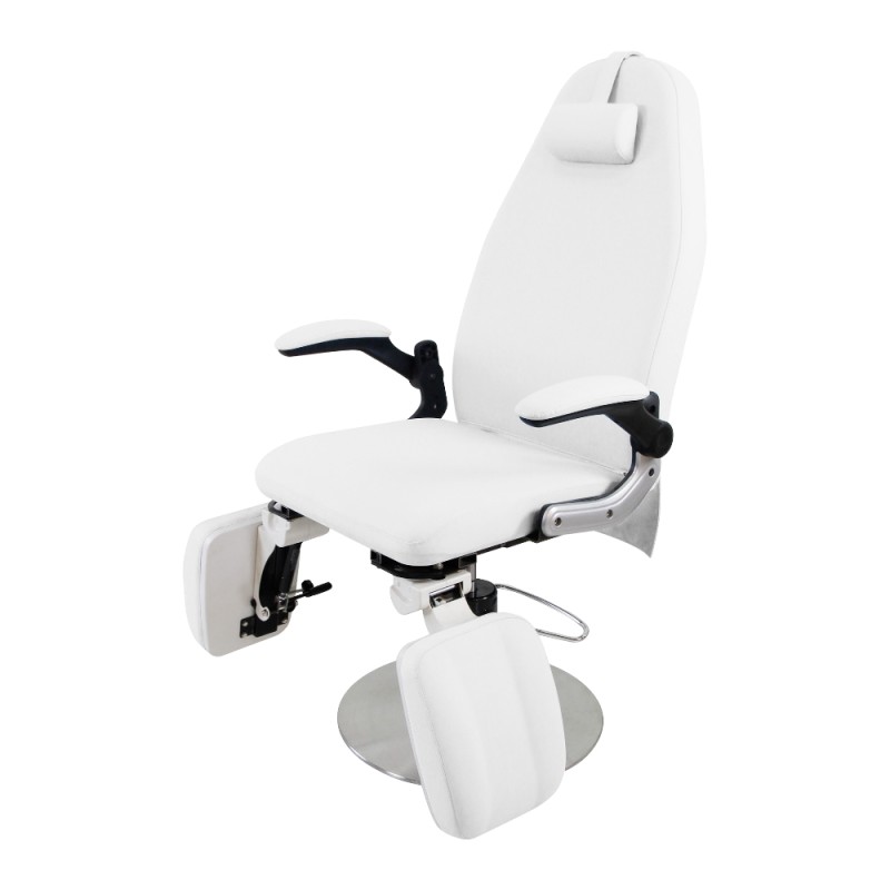 Fauteuil de Podologie et Pédicure Extens Weelko avec un moteur et PU blanc -Weelko -Tables et fauteuils de pédicurie