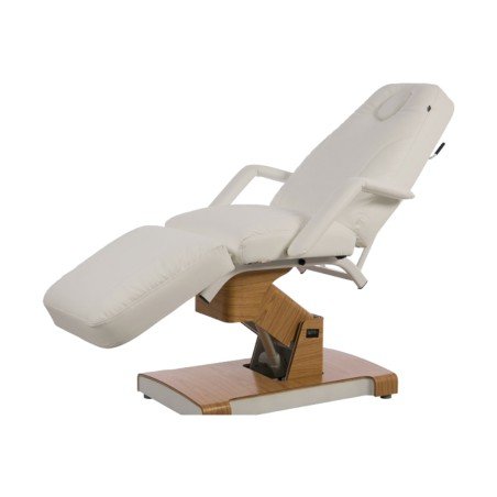 Weelko Electric Treatment Table, 3 Sections, 2 Motors, White PU