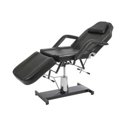 Camilla Hidráulica Estética Negra Weelko 3 Cuerpos Regulable -Weelko -Camillas y sillones