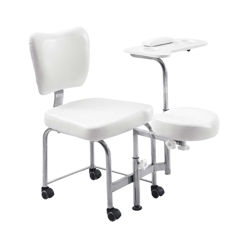 Poltrona per pedicure Tendy con vassoio per manicure e cassetti - Weelko