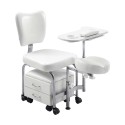 Cadeira de Pedicure e Manicure Weelko com Armazenamento e Bandeja -Weelko -Macas e cadeiras