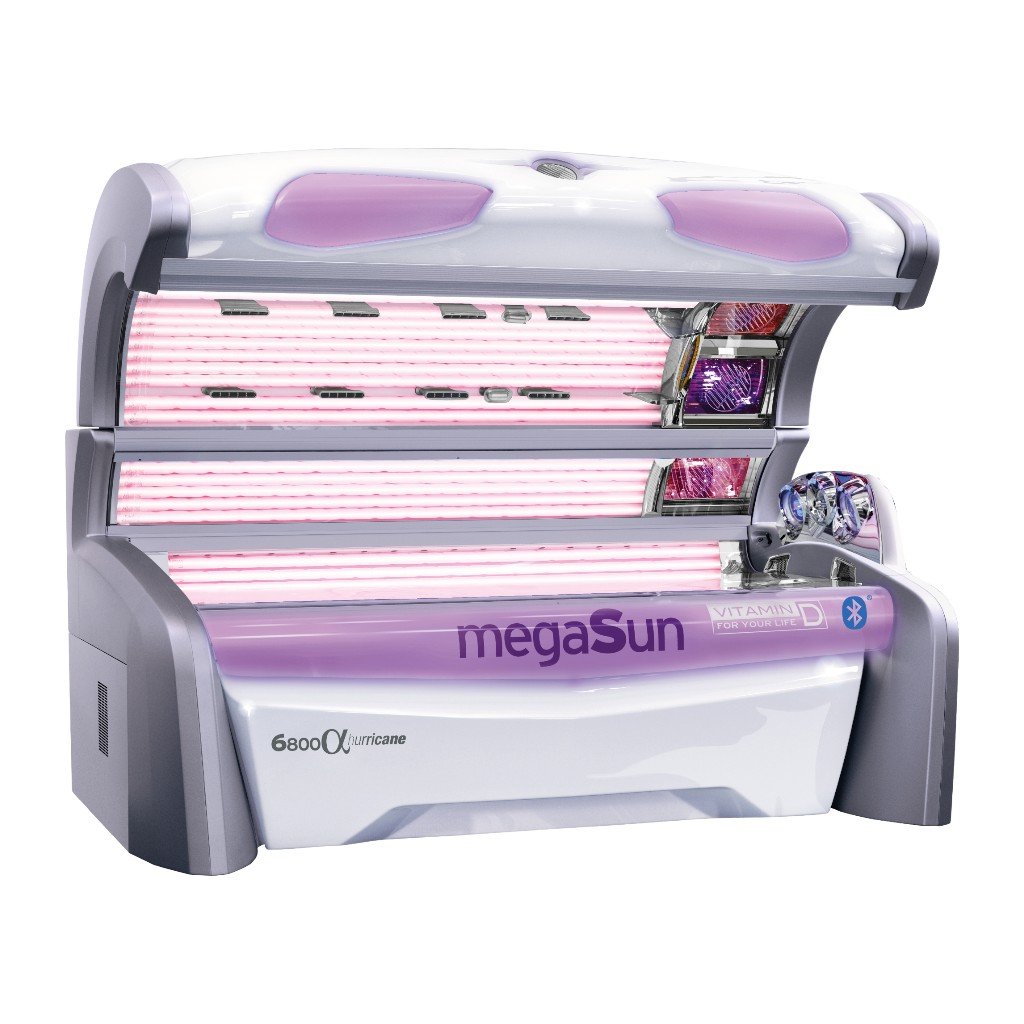 Megasun 6800 Hurricane Tubos UVA y Acelerador de Bronceado
