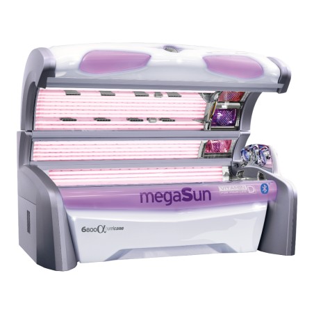 Megasun 6800 Hurricane Alpha Tanning Bed with UVA and UVB Tubes