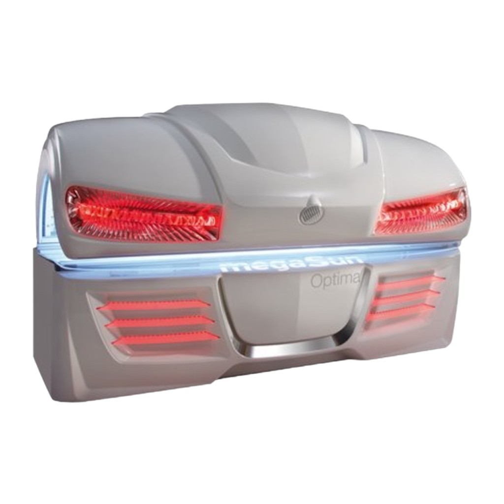 Megasun Optima Delux Solarium avec Boosters de Collagène Rubin