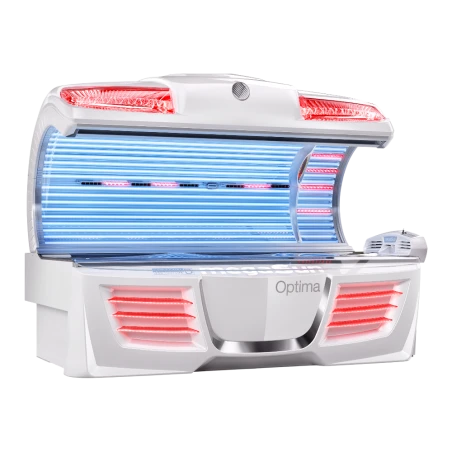 Megasun Optima Delux Solarium con Tecnología Rubin Collagen