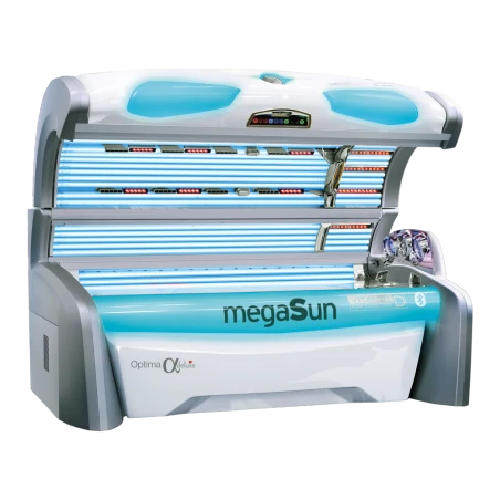 Megasun Optima Alpha Deluxe Solarium con Refuerzo de Colágeno