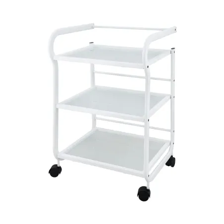 Carrito de Estética Angelo Weelko con Estantes de Cristal