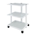 Carrito de estética Infinity Weelko con estantes de cristal -Weelko -Mobiliario de estética