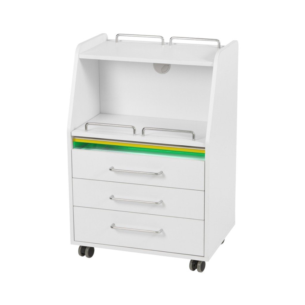 Carrinho de Madeira Elie Weelko com Luz UV para Esterilização