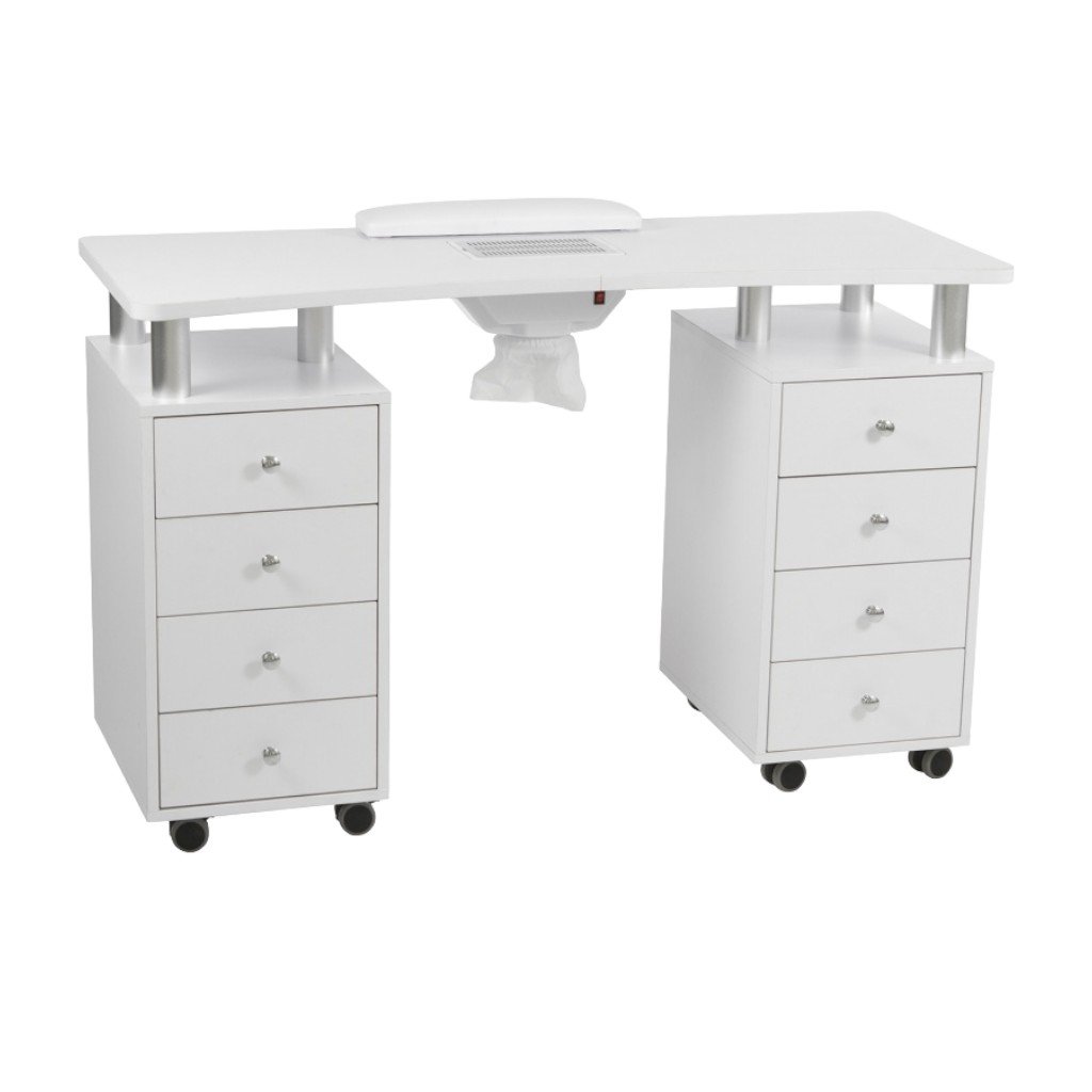 Claire manicure table with integrated vacuum - Weelko