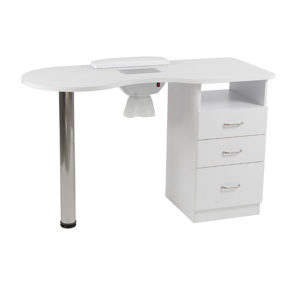 Ergo manicure table with built-in extractor - Weelko