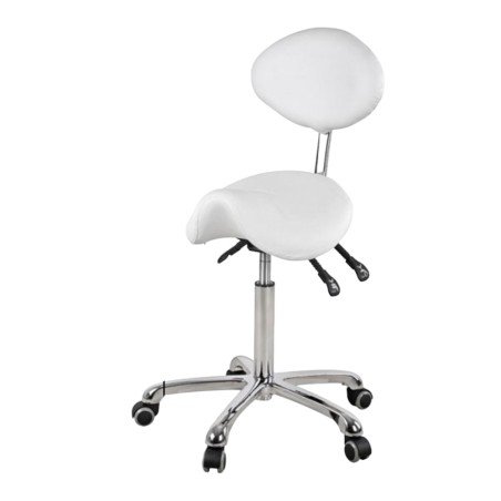 Diavolo Plus tabouret à roulettes assise type selle réglable en hauteur Weelko
