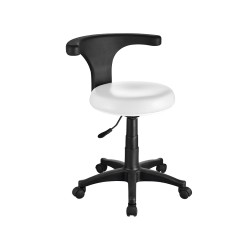 Weelko Optimum Pedicure Stool: 360° Rotating Backrest, Ergonomic Design -Weelko -Salon Stool
