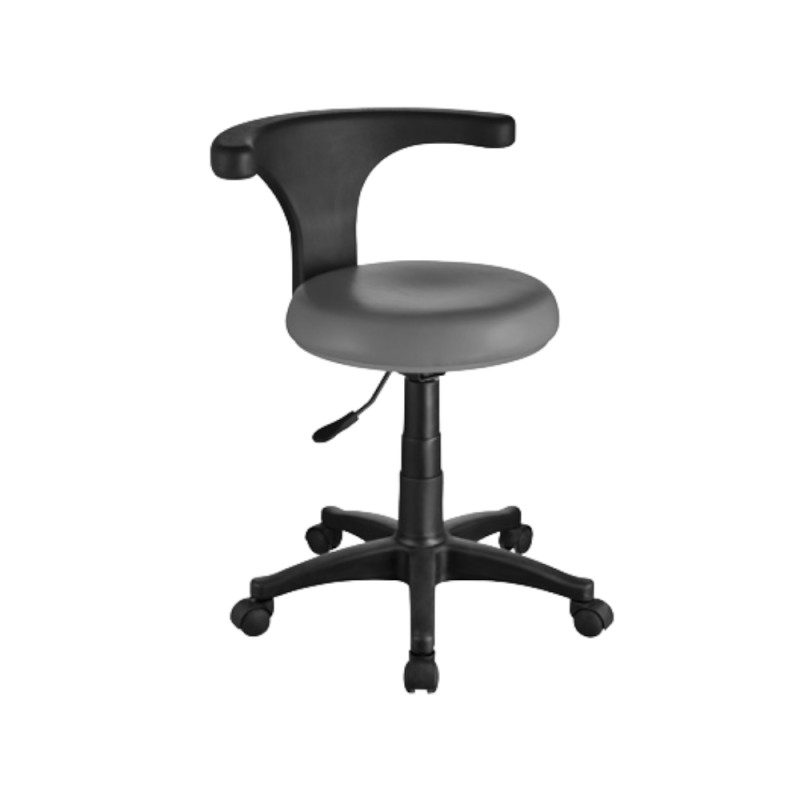 Taburete Optimum Weelko para pedicura y podología con respaldo 360° -Weelko -Taburetes Estética