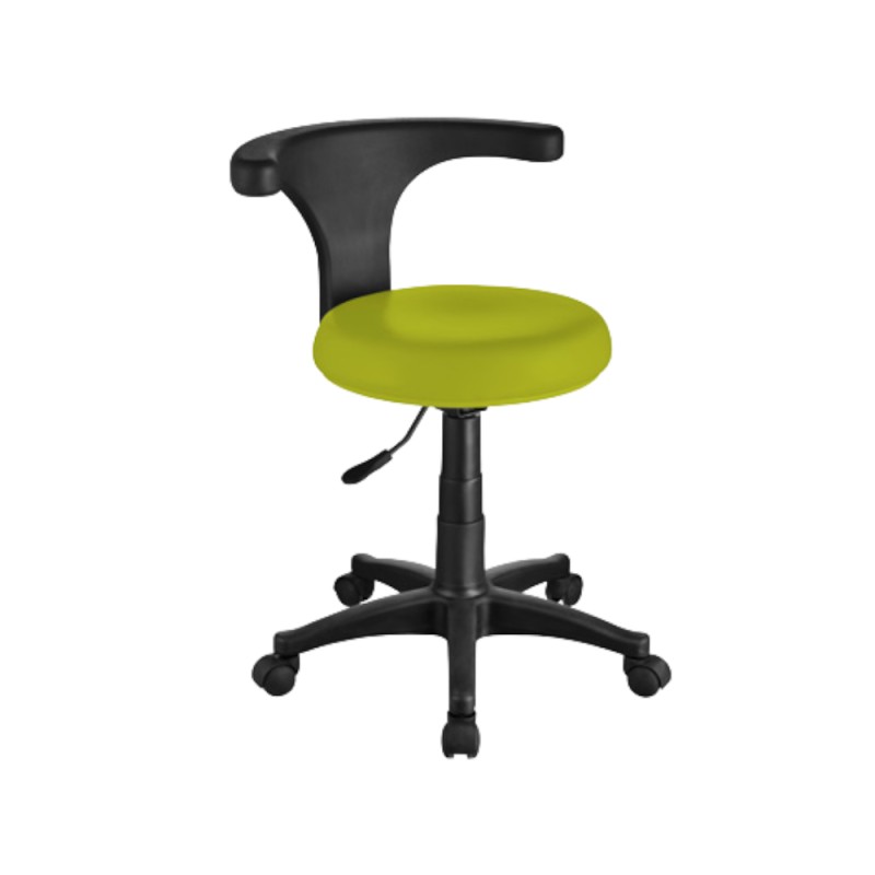 Taburete Optimum Weelko para pedicura y podología con respaldo 360° -Weelko -Taburetes Estética