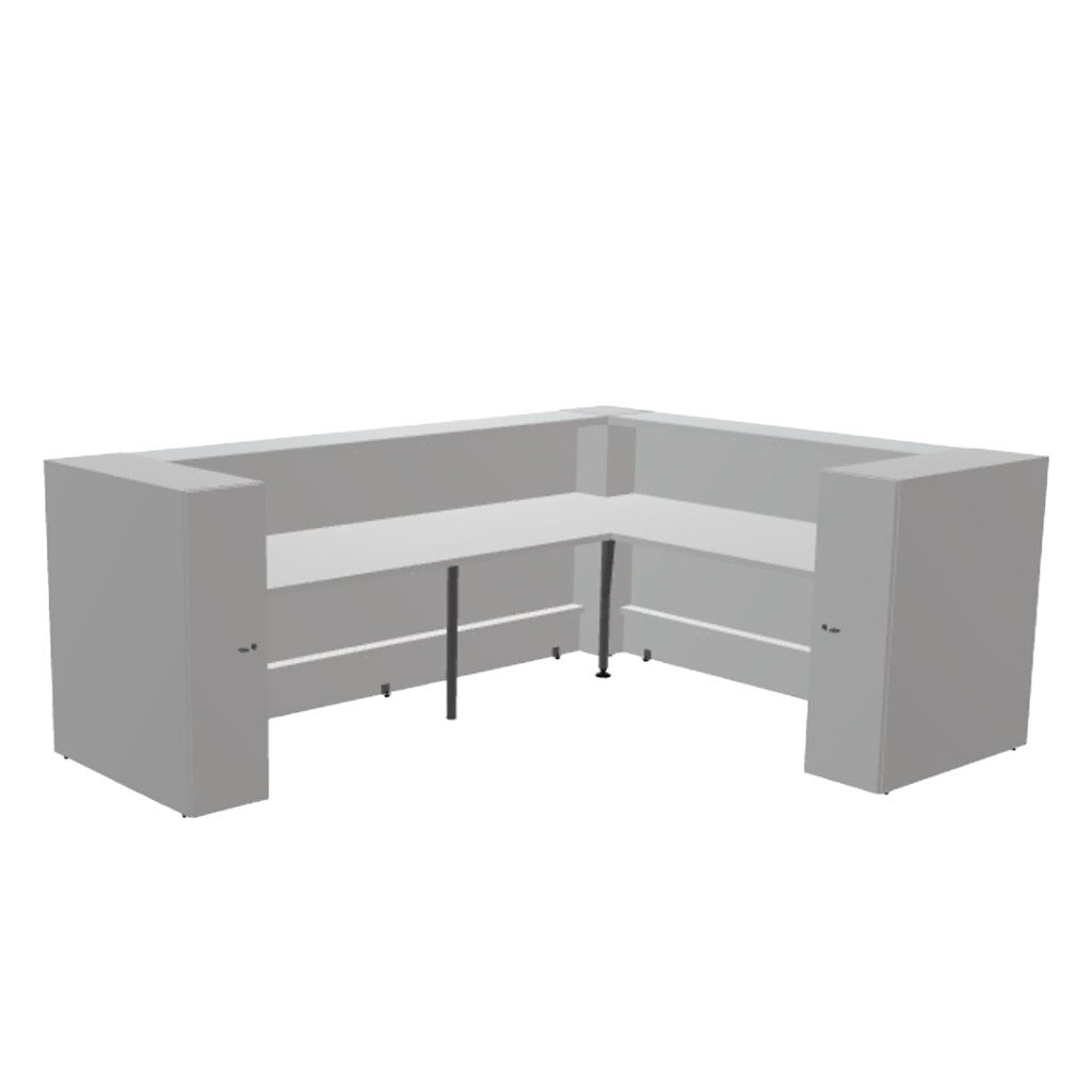 Mostrador de Recepción LAV Rectangular Elegante