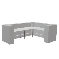 Mostrador de Recepción LAV Rectangular Elegante