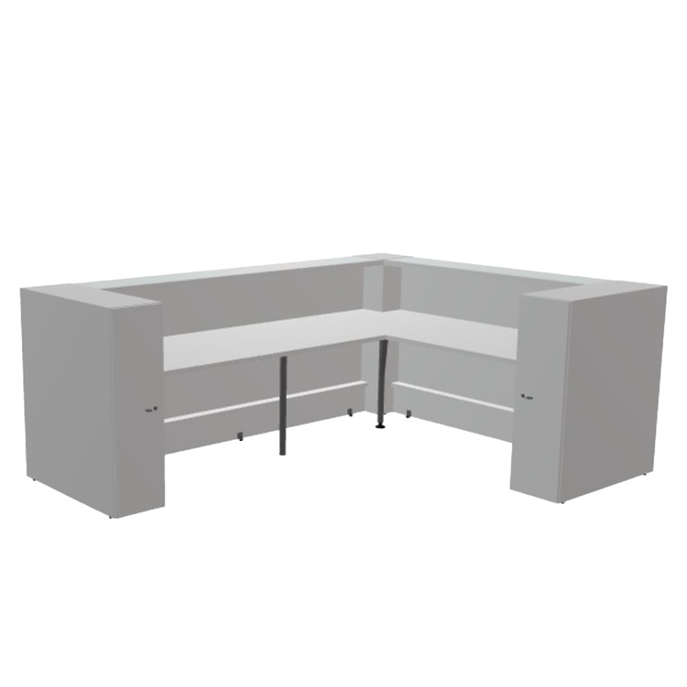 Mostrador de Recepción LAV Rectangular Elegante - -Recepciones