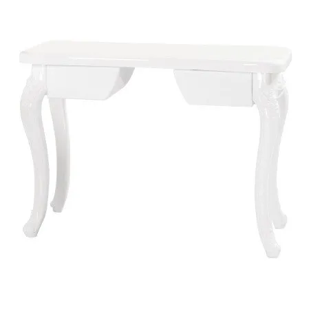 Mesa de Manicura Elegant con Toma de Corriente y Cajones, 110x48x78 cm