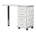 Mesa de Manicura Style con Cajones y Ruedas -i-Medstetic -Mesas Manicura