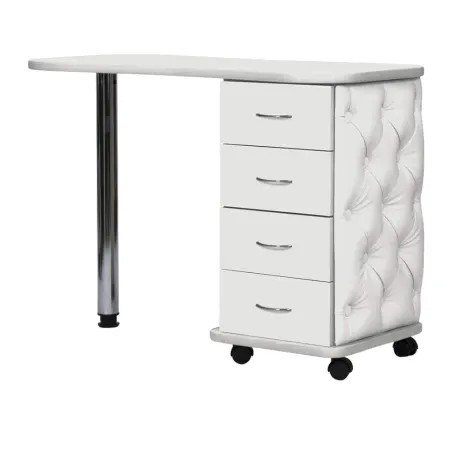 Mesa de Manicura Style con Cajones y Ruedas