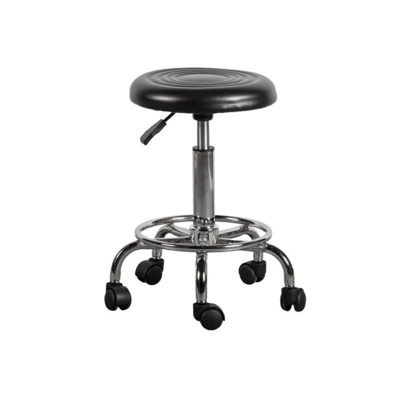 Banqueta Preta Básica i-Medstetic -i-Medstetic -Cadeira Giratória para Estética