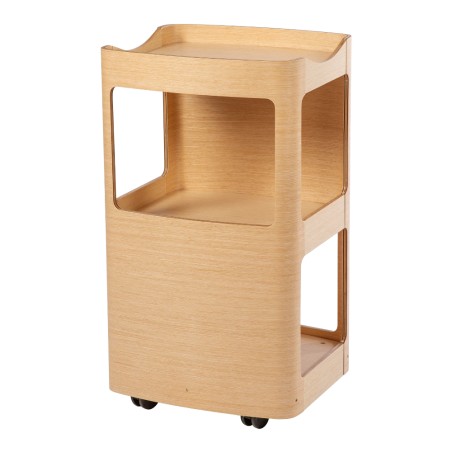 Carrello in legno Spa color legno