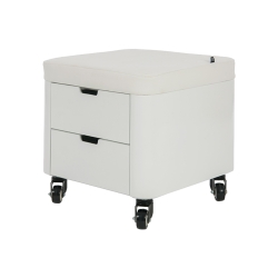 Sgabello con rotelle per pedicure altezza regolabile Weelko