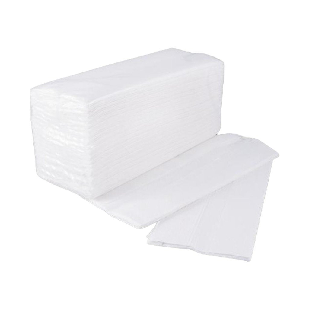 ZIG-ZAG Tissue Embossed towels, for dispenser, Box of 20 packages of 150 units