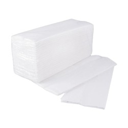 Toallas ZIG-ZAG Tissue Gofrado, para dispensador, Caja de 20 paquetes de 150 und -i-Medstetic -Toallas