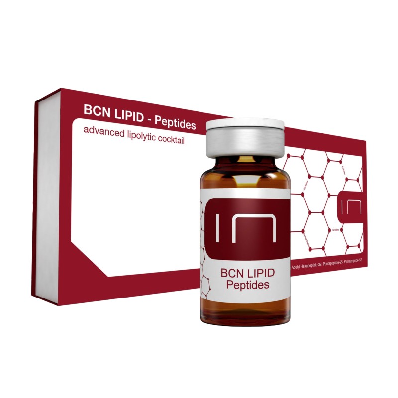 BCN Lipid - Peptide Reduktor Fortgeschritten 5 Fläschchen x 8 ml - Institute BCN - Wirkstoffe für Mesotherapie und Microneedl...