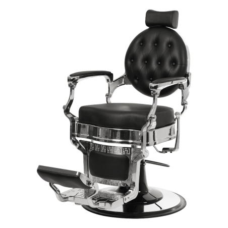 Sillón de barbero vintage silver - I-medStetic Premium