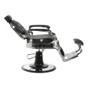 Barberstuhl Vintage Silber – Vintage – I-medstetic Premium -I-medStetic Premium -Barbersessel