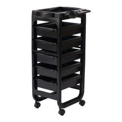 Carrinho de cabeleireiro compacto com 5 gavetas Weelko Amy
