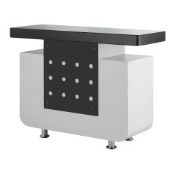 Bureau d'accueil courbé Leah i-Medstetic