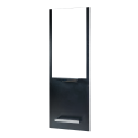 Tocador clásico y elegante de madera negra Weelko 68x23x197,5 -Weelko -Tocadores peluquería